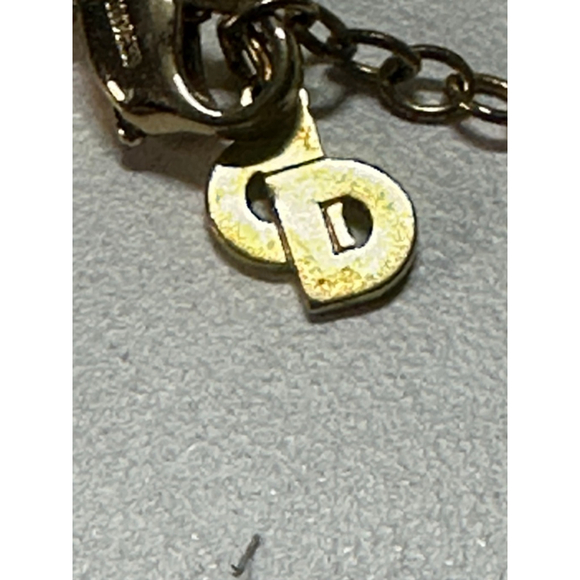Women's Christian Dior Gold Pearl Pendant Necklace One Size - Picture 4 of 6